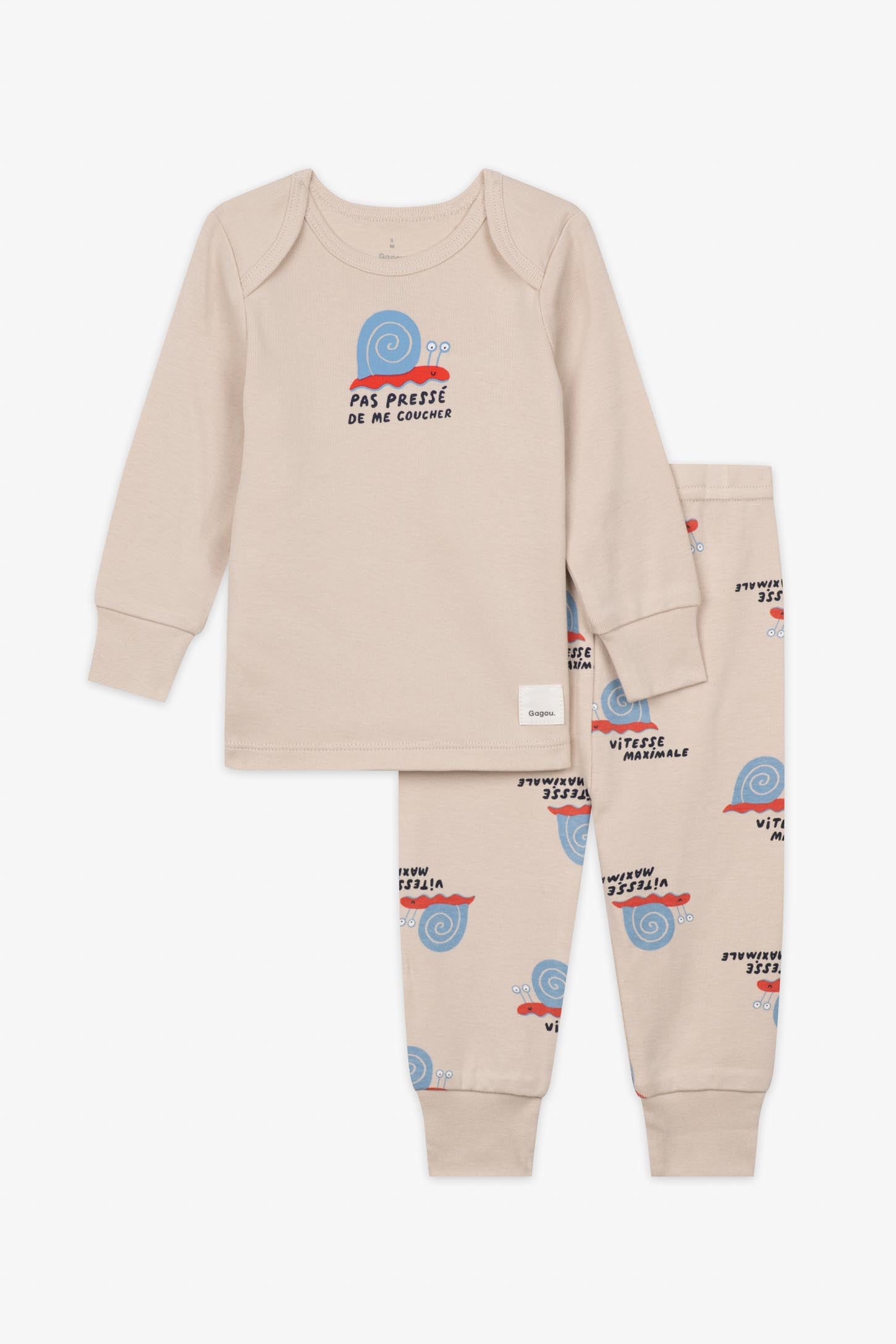 Ensemble 2-pièces coton bio, 2/30$ - Bébé garçon && BEIGE