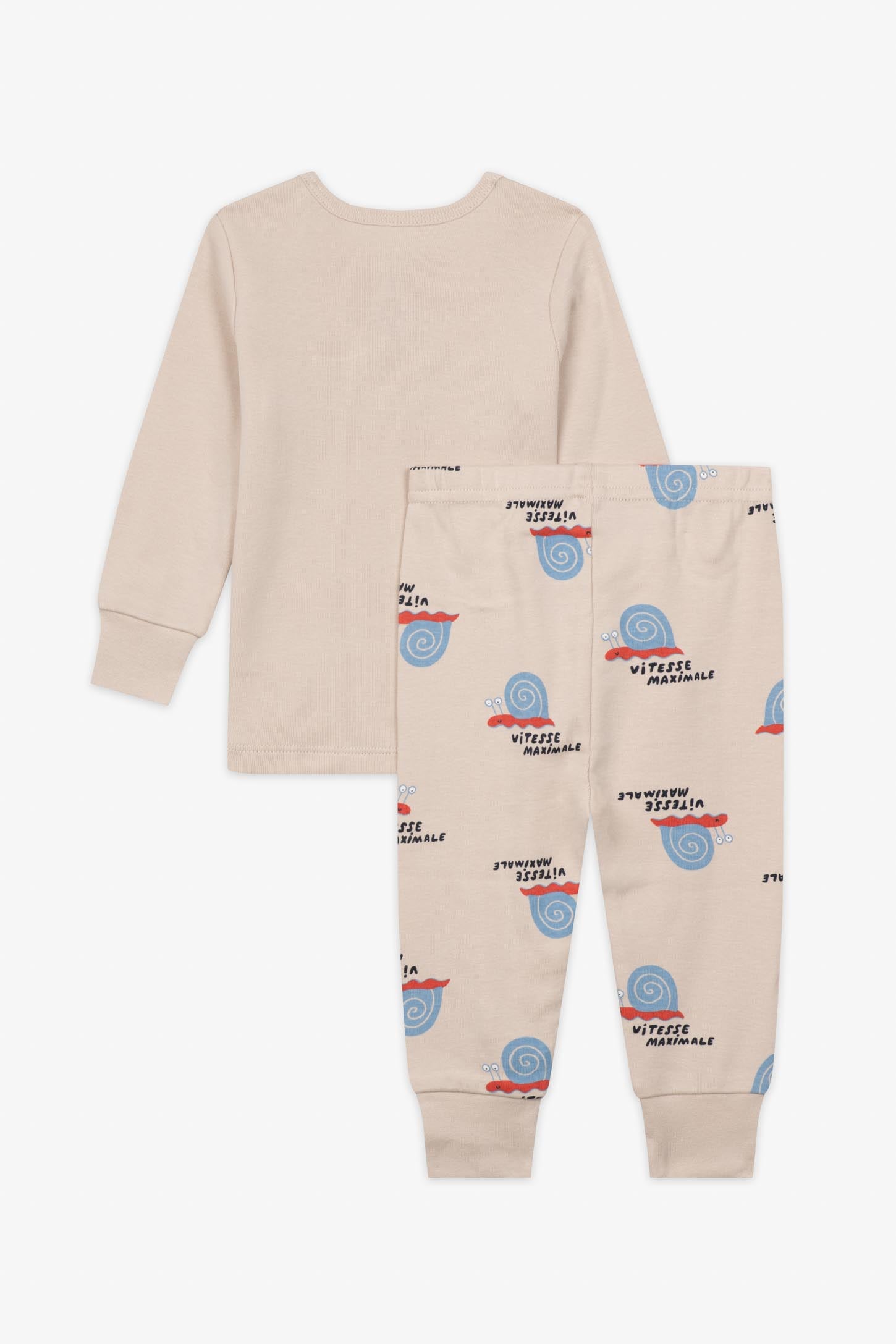 Ensemble 2-pièces coton bio, 2/30$ - Bébé garçon && BEIGE