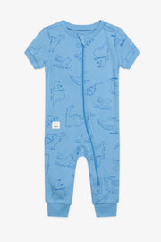 Pyjama 1-pièce manches courtes coton bio, 2/30$ - Bébé && BLEU
