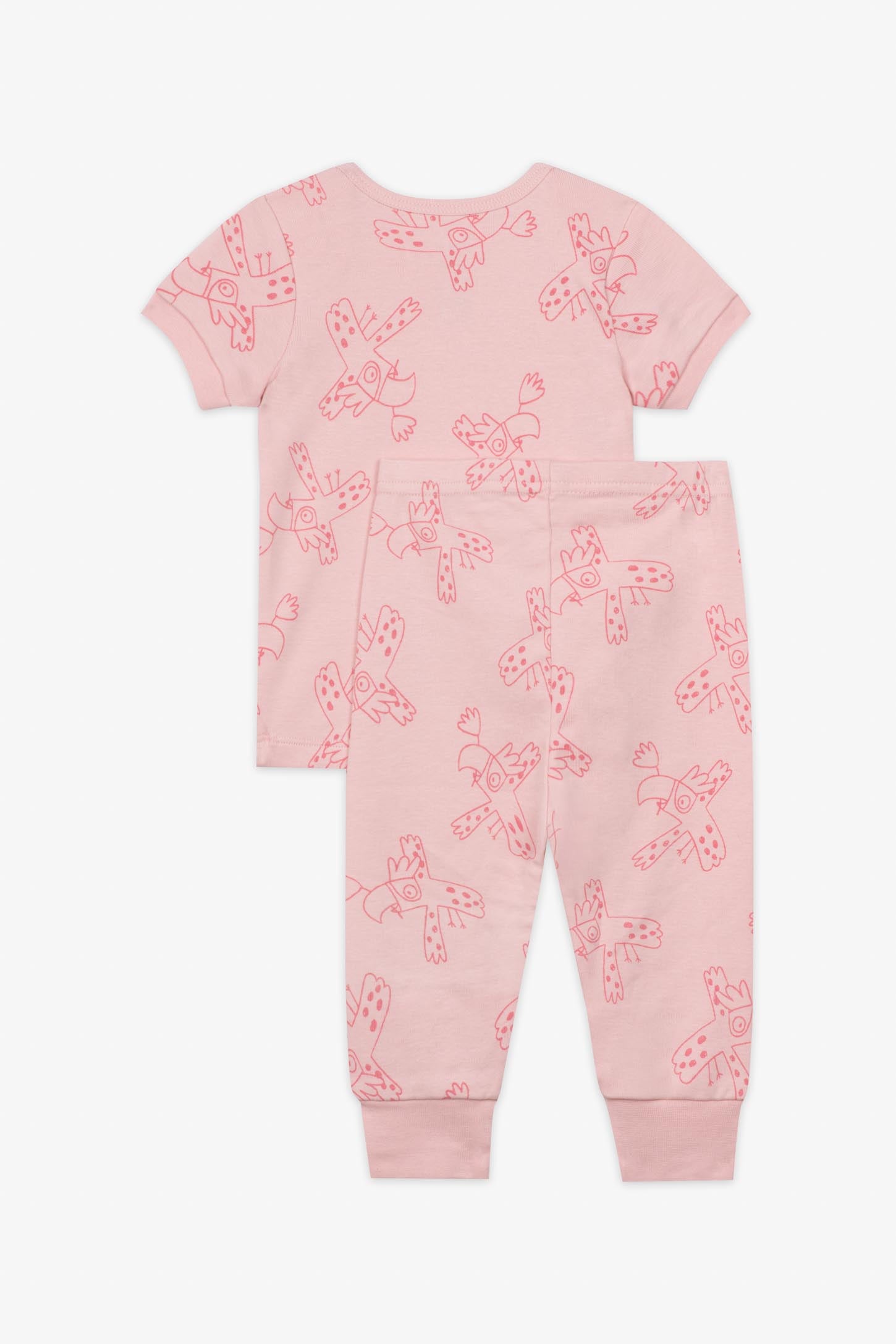 Ensemble 2-pièces coton bio, 2/30$ - Bébé garçon && ROSE PALE