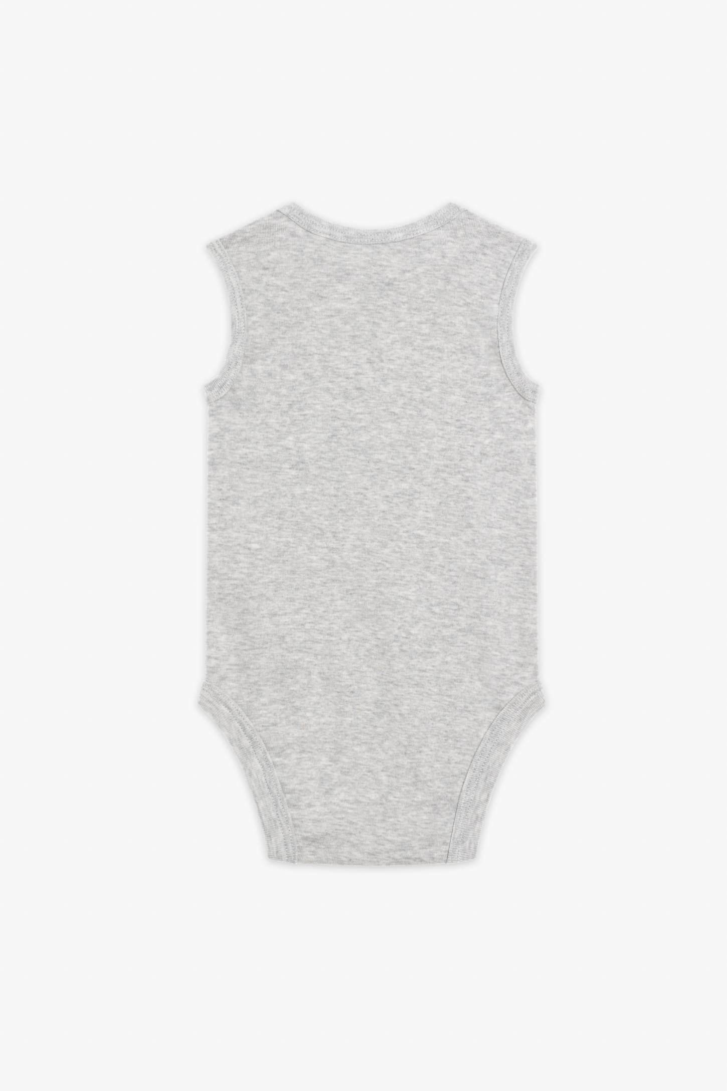 Cache-couche camisole coton bio - Bébé && GRIS MIXTE