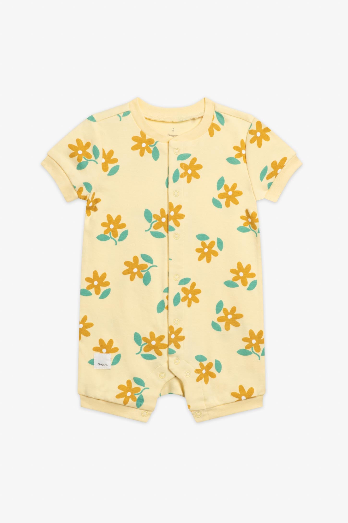 Pyjama 1-pièce coton bio, 2/30$ - Bébé && JAUNE PALE
