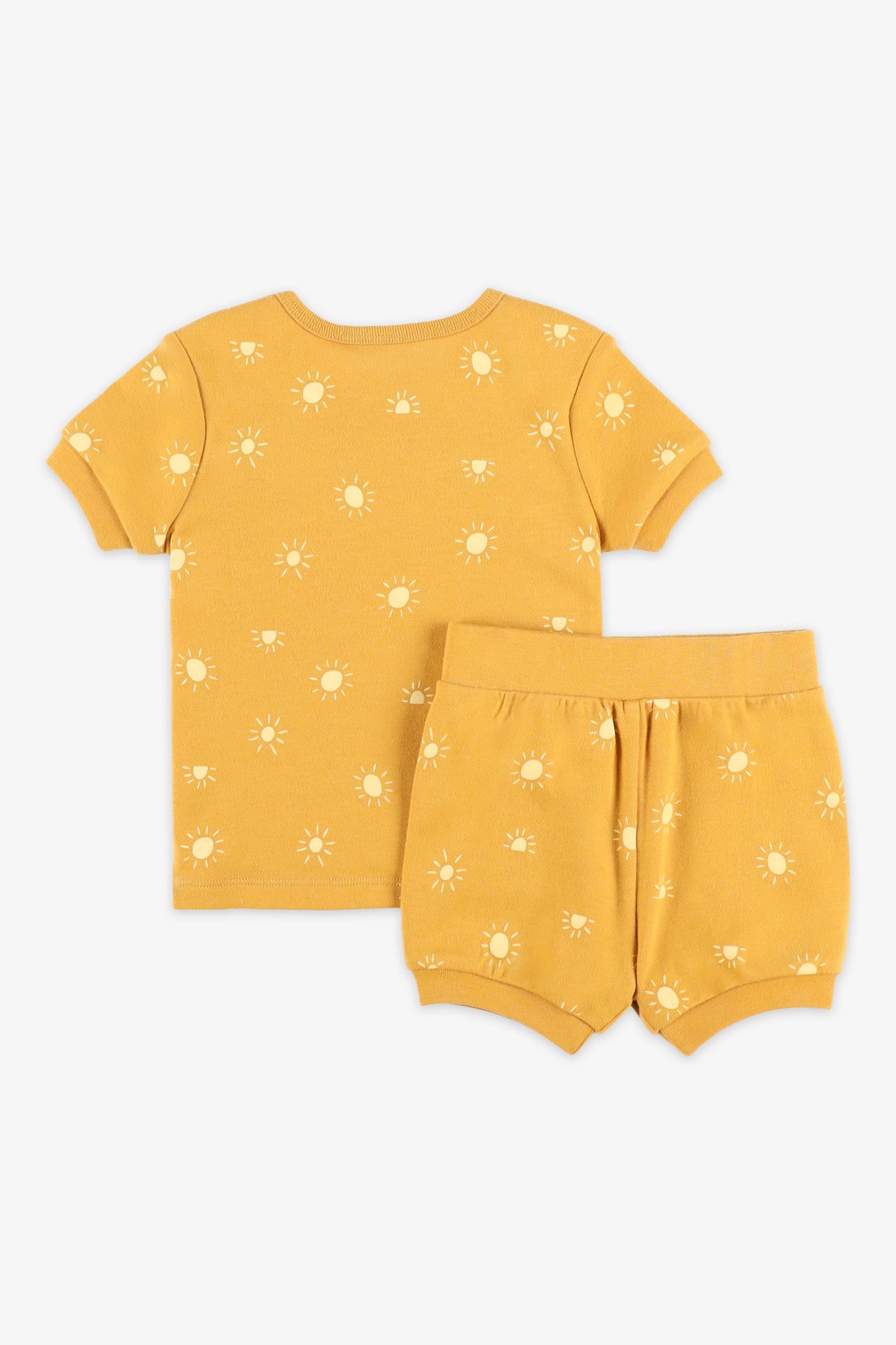 Ensemble 2-pièces coton bio, 2/30$ - Bébé garçon && JAUNE