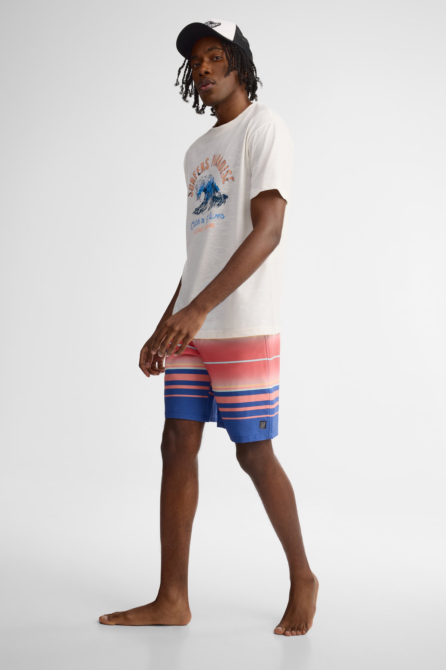 Short maillot de bain - Homme && BLEU MULTI