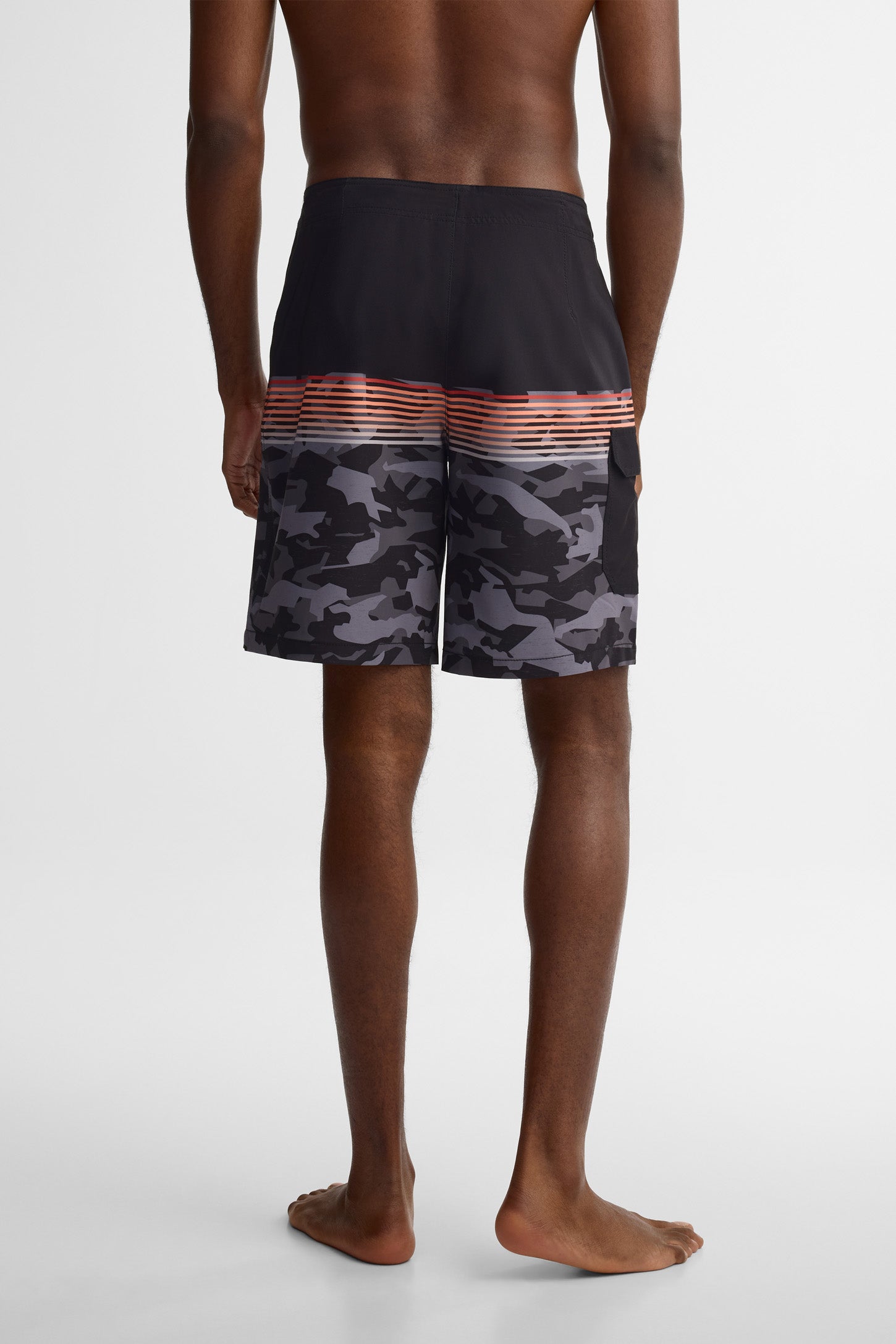 Short maillot de bain - Homme && NOIR/MULTI
