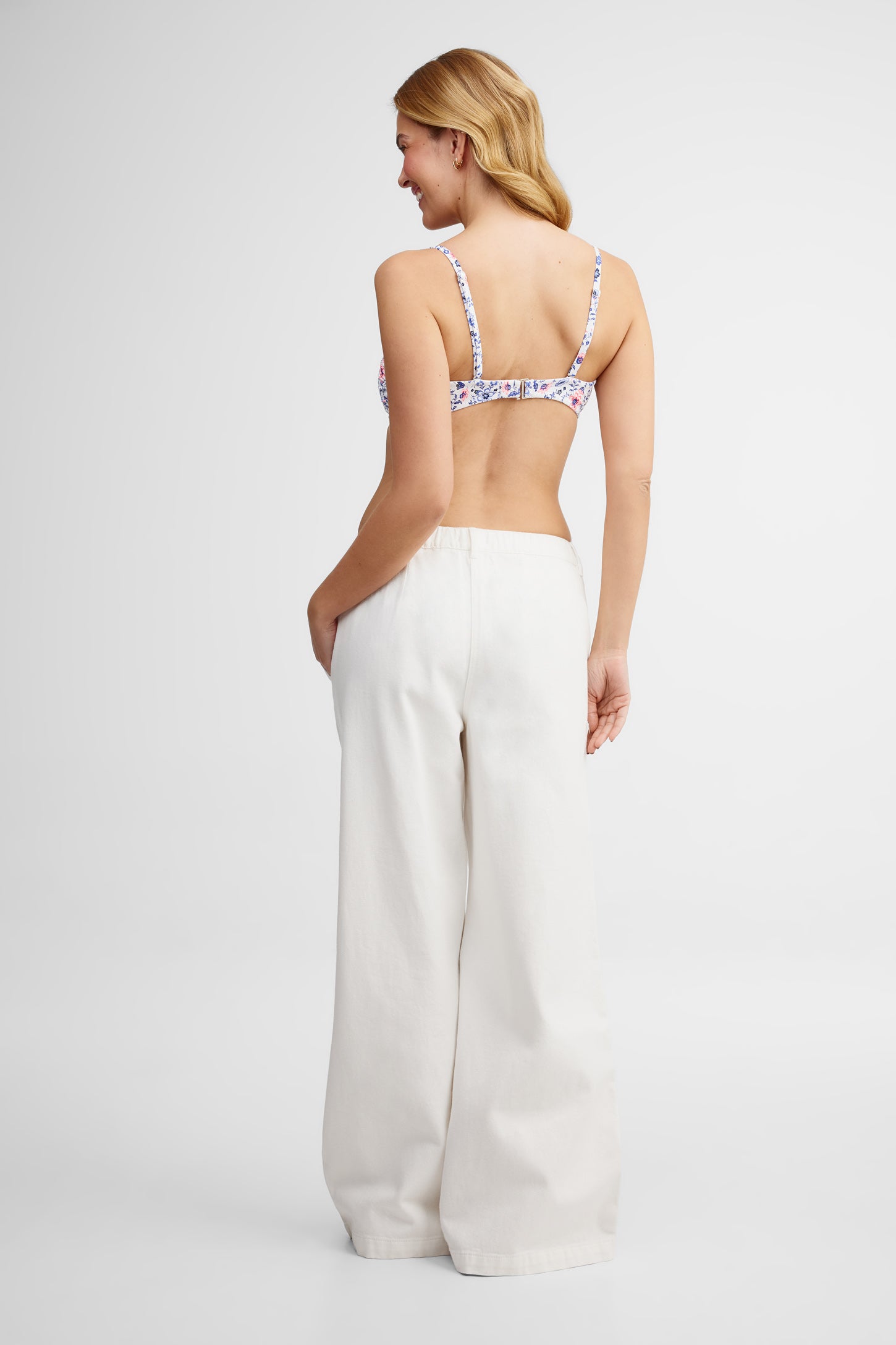 Haut de maillot de bain convertible, 2/40$ - Femme && BLEU MULTI