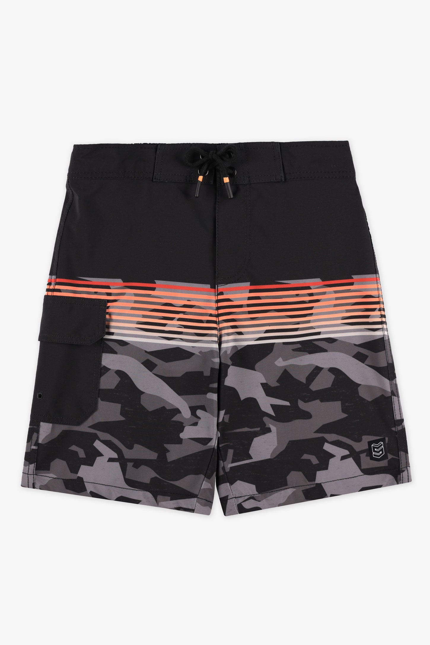 Short maillot de bain - Ado garçon && NOIR/MULTI