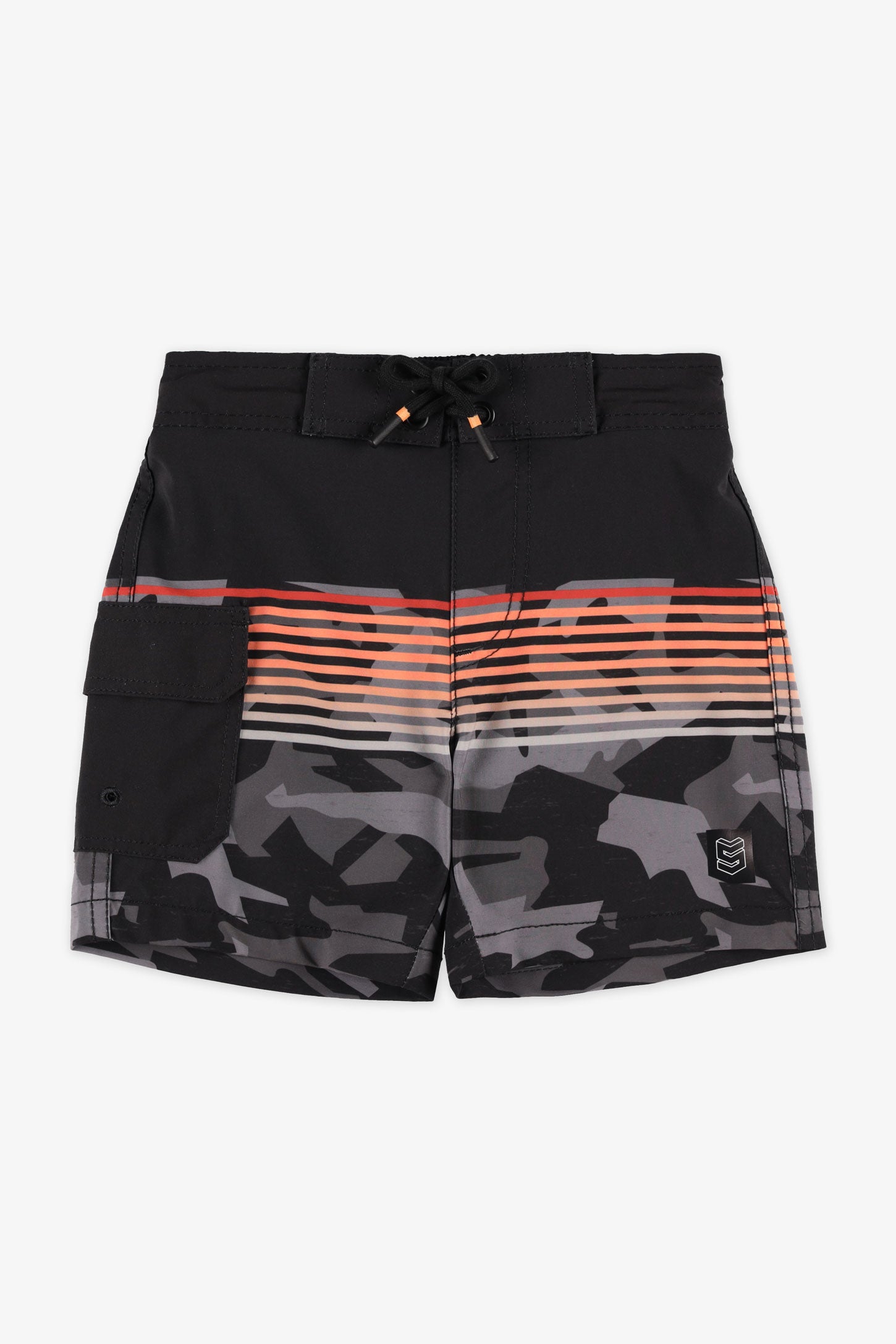 Short maillot de bain - Enfant garçon && NOIR/MULTI