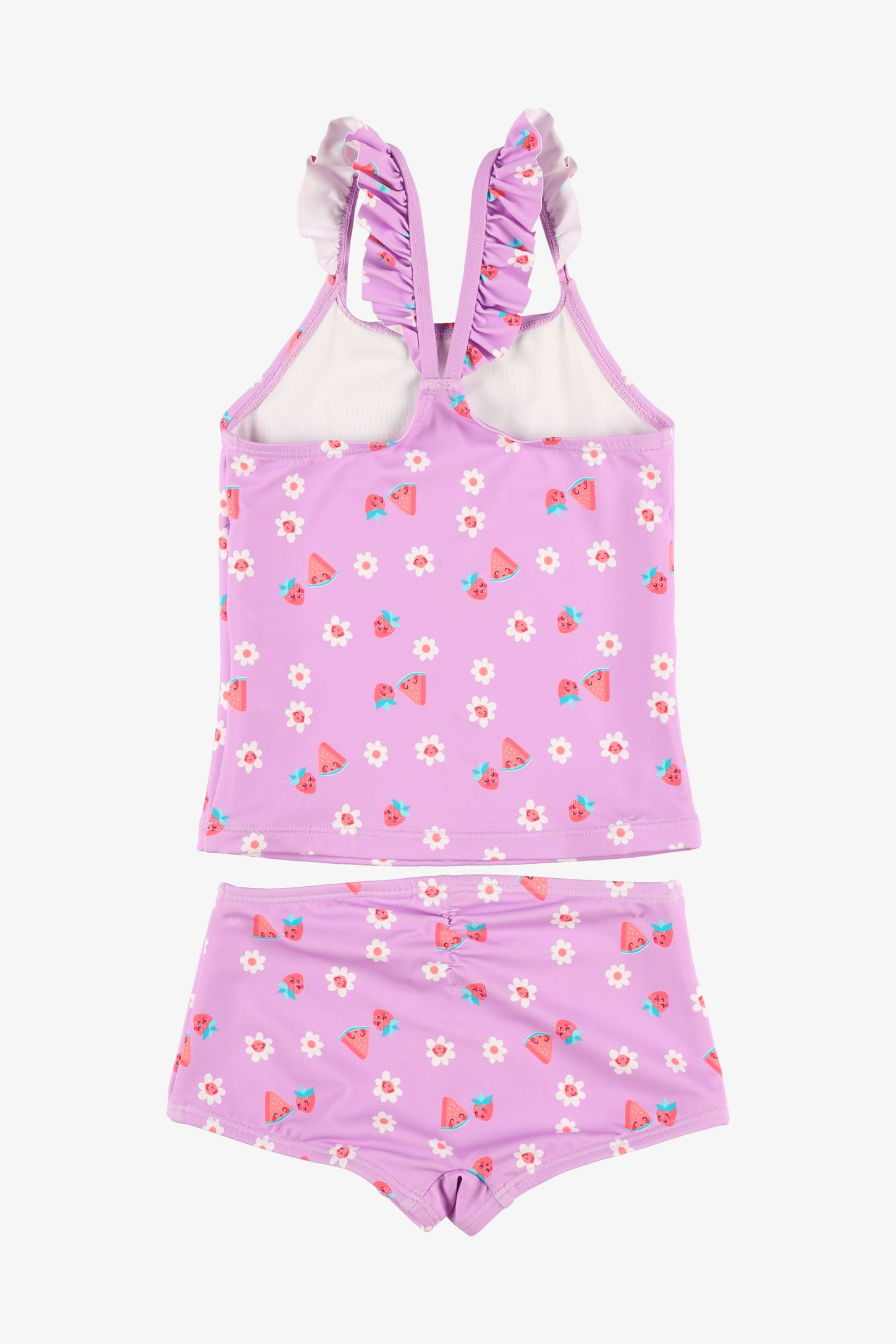 Ensemble maillot de bain 2 pièces tankini - Enfant fille && ROSE MULTI