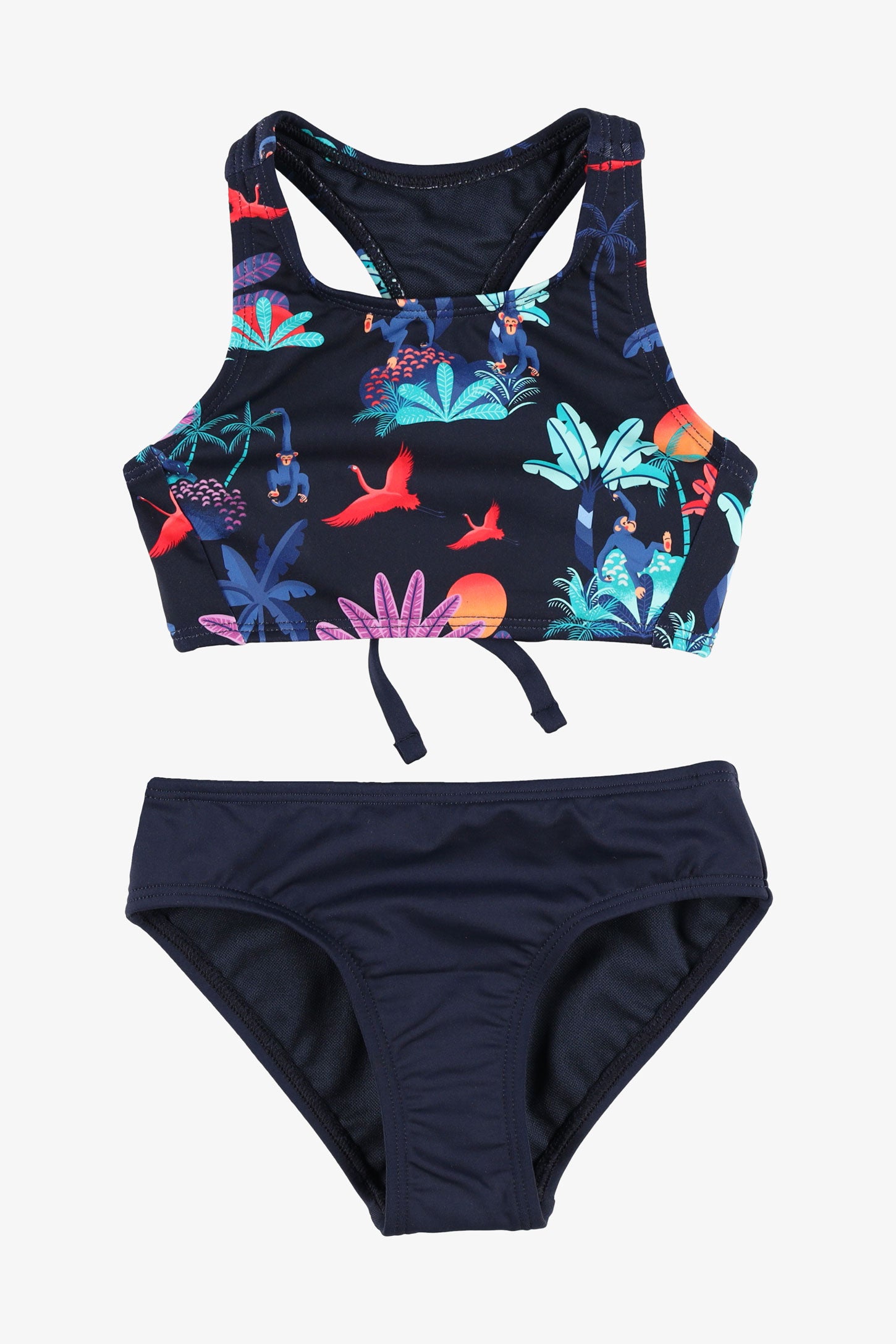 Ensemble maillot de bain 2-pièces - Enfant fille && BLEU MARINE MUL