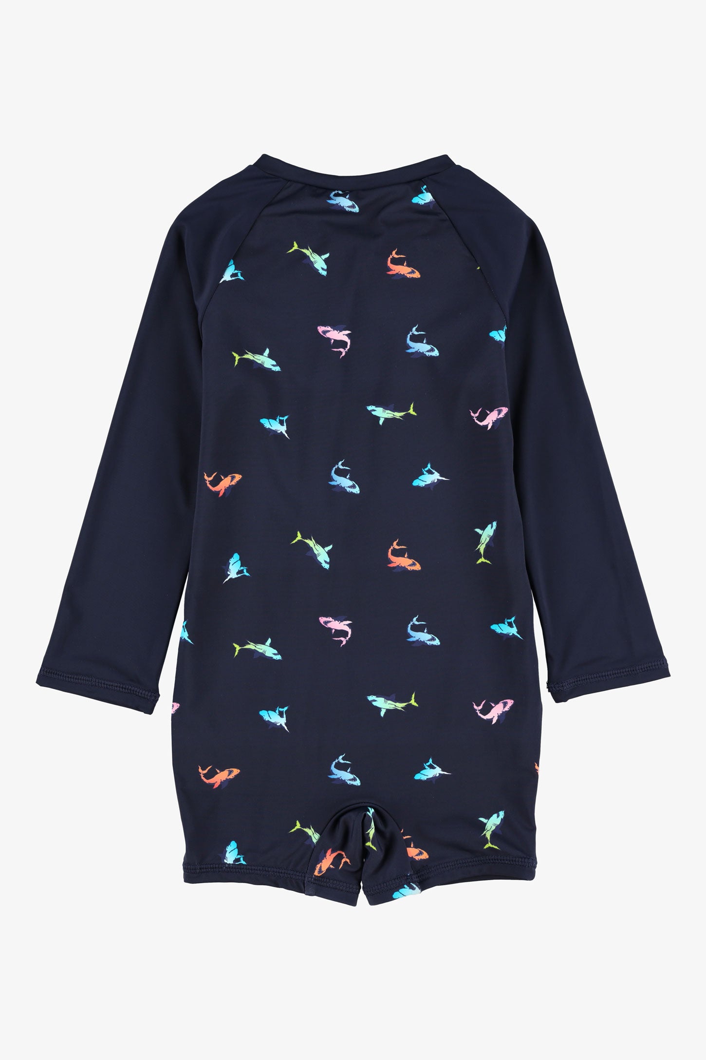 Maillot de bain 1-pièce ''rashguard'', - Bébé garçon && BLEU MARINE MUL