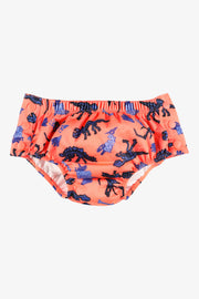Couche-maillot de bain imprimée - Bébé garçon && ORANGE MULTI