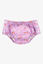 Couche-maillot de bain imprimée - Bébé fille && MAUVE/MULTI