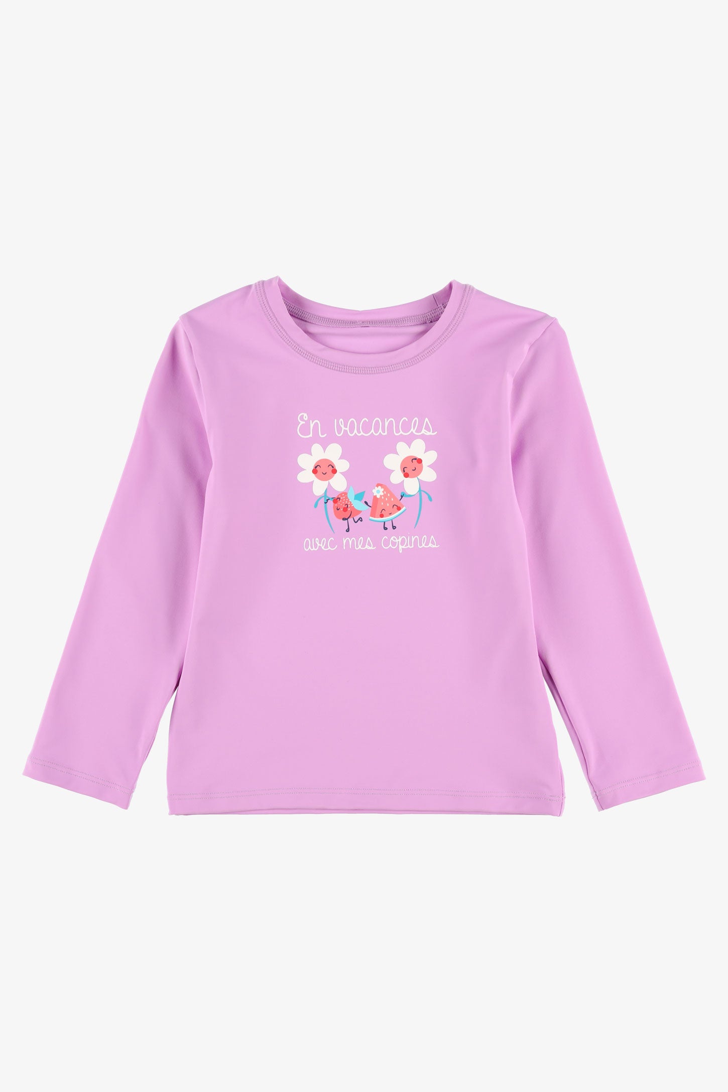 Chandail maillot de bain ''rashguard'', 2T-3T - Bébé fille && MAUVE