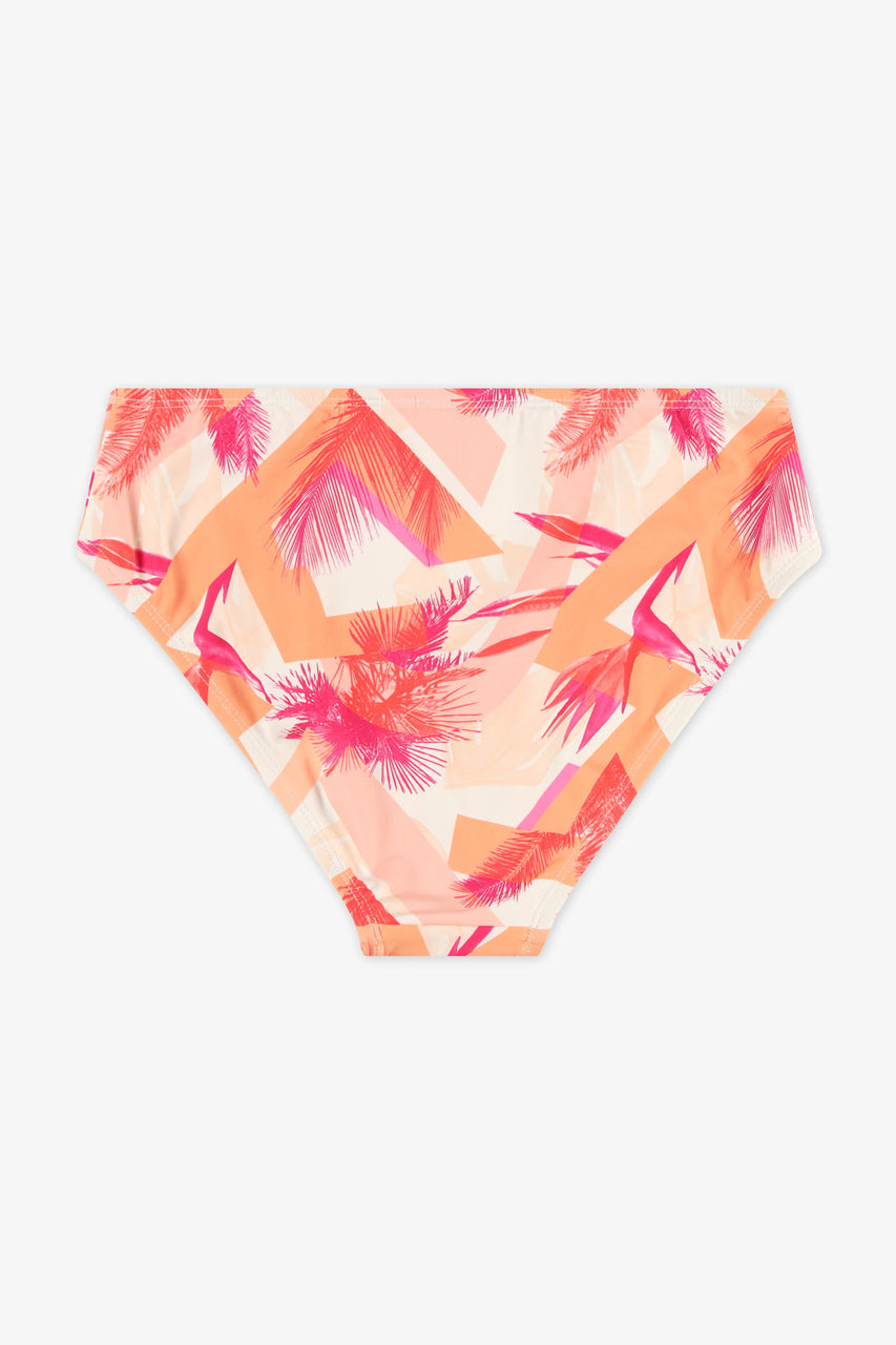 Culotte maillot de bain bikini - Ado fille && ORANGE MULTI