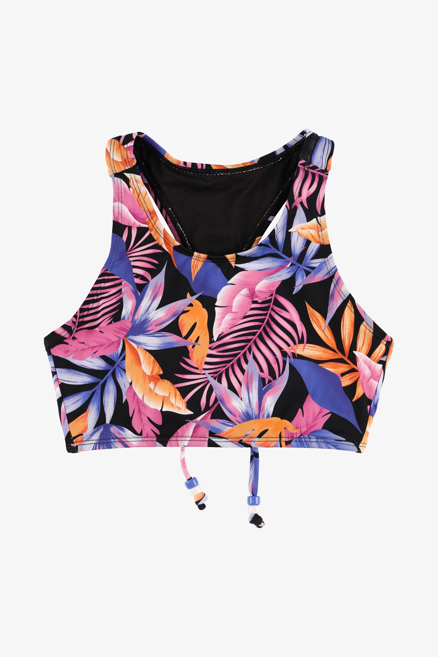 Haut maillot de bain dos nageur, 2/30$ - Ado fille && NOIR/MULTI