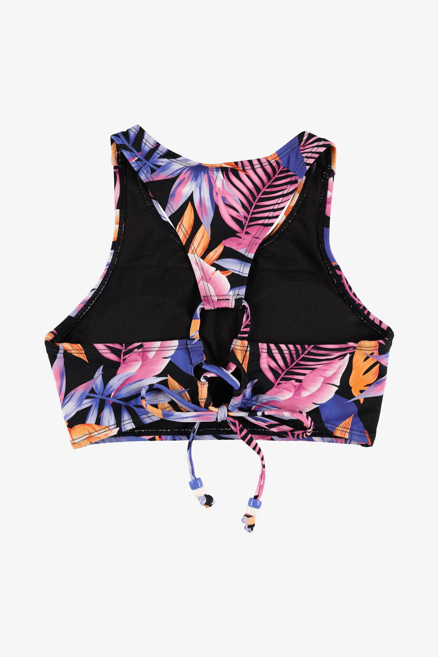 Haut maillot de bain dos nageur, 2/30$ - Ado fille && NOIR/MULTI