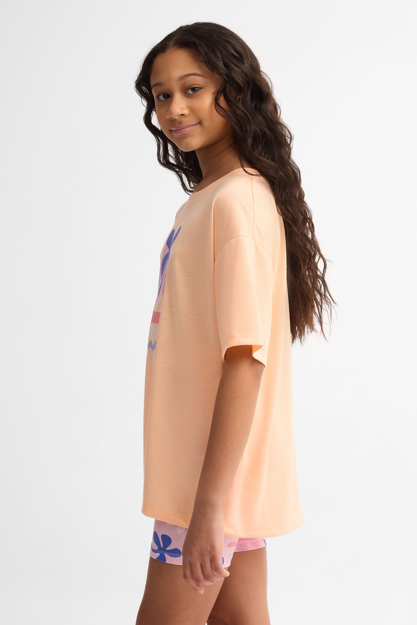 Pyjama 2-pièces coton, 2/40$ - Ado fille && ORANGE