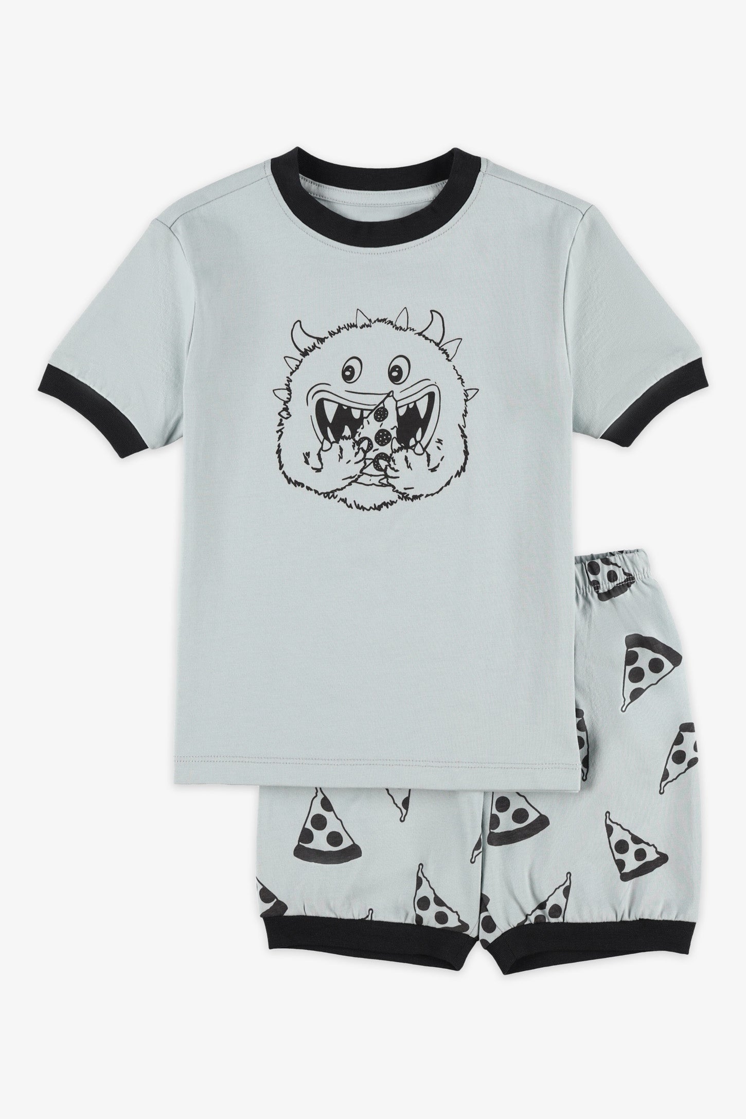 Pyjama 2-pièces coton, 2/35$ - Enfant garçon && GRIS