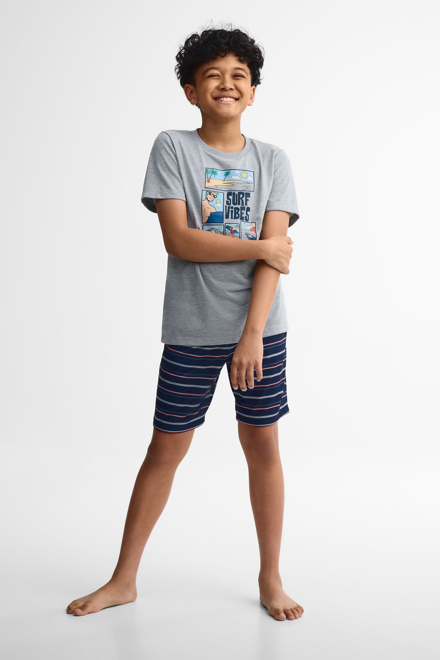 Pyjama 2-pièces, 2/40$ - Ado garçon && GRIS MIXTE