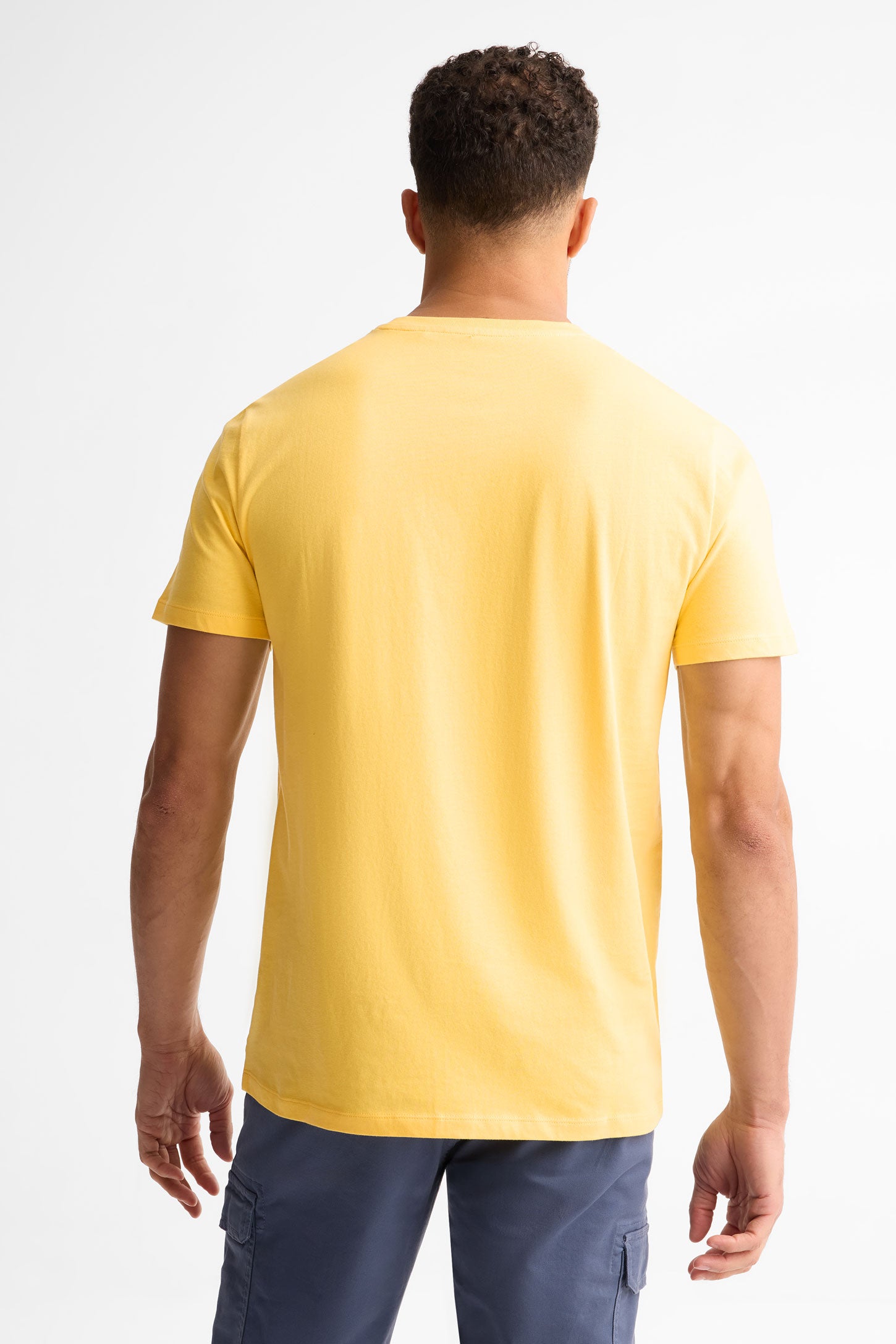 T-shirt pyjama coton, 2/40$ - Homme && JAUNE
