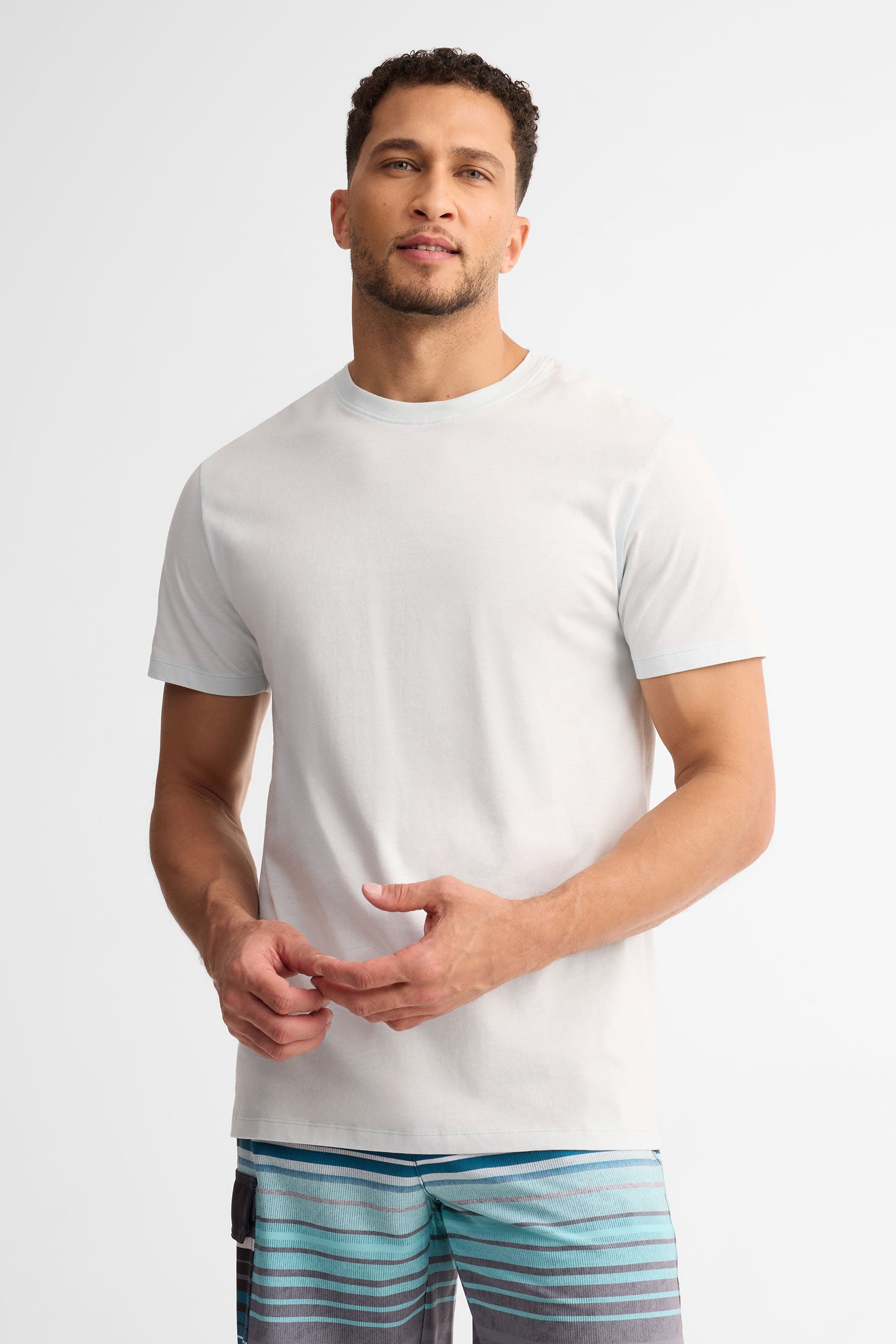 T-shirt pyjama coton, 2/40$ - Homme && BLEU