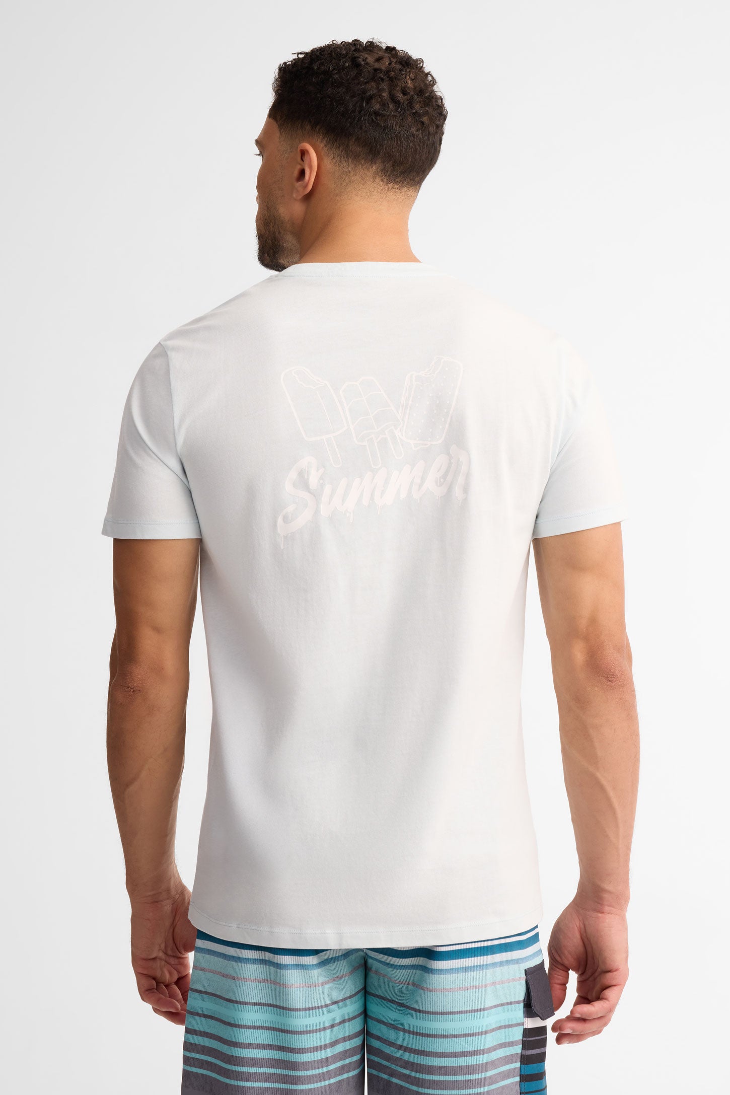 T-shirt pyjama coton, 2/40$ - Homme && BLEU