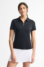 Polo manches courtes - Femme && NOIR