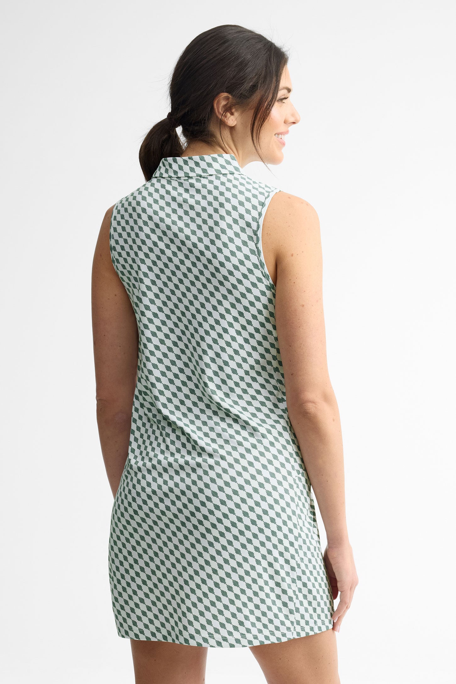 Robe polo sans manches - Femme && BLEU MULTI