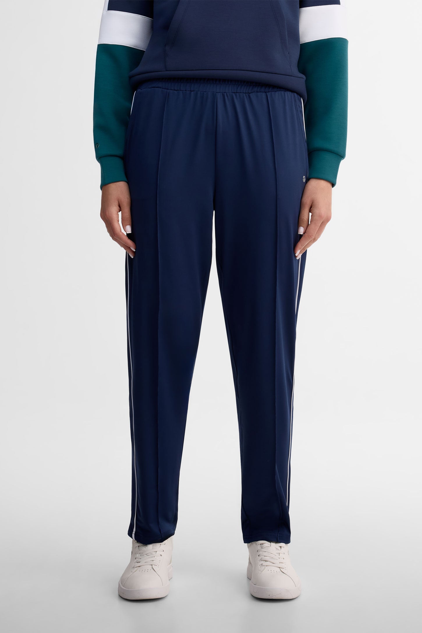 Pantalon jambe fuselée athlétique - Femme && NOIR