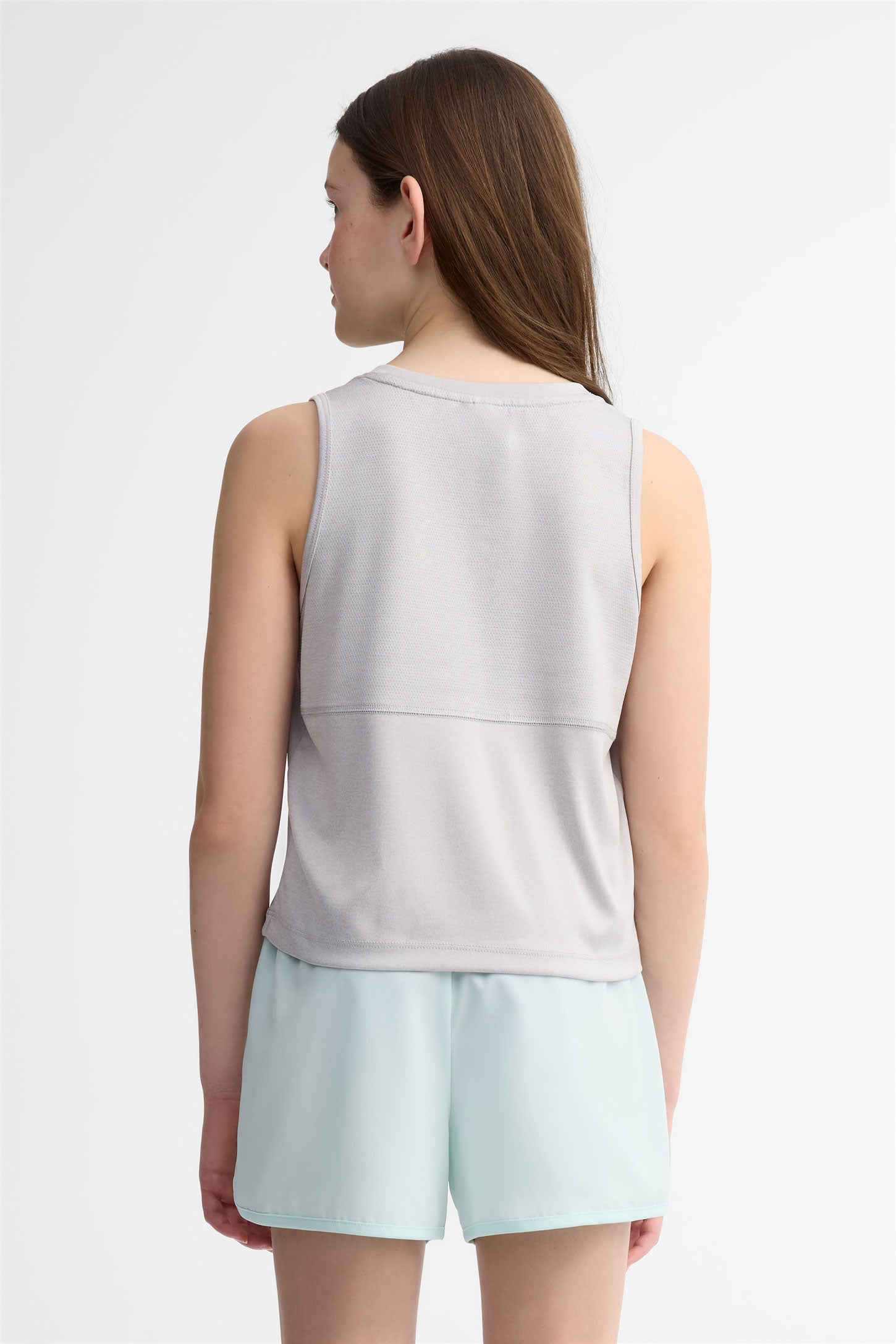 Camisole muscle Tank athlétique - Ado fille && GRIS MIXTE