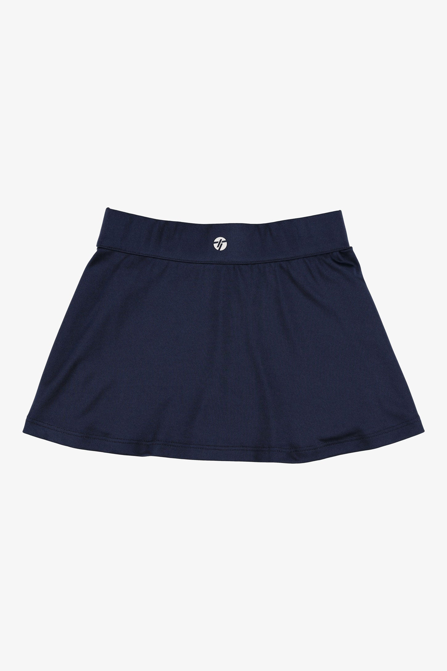 Jupe-short taille haute athlétique - Enfant fille && BLEU MARINE