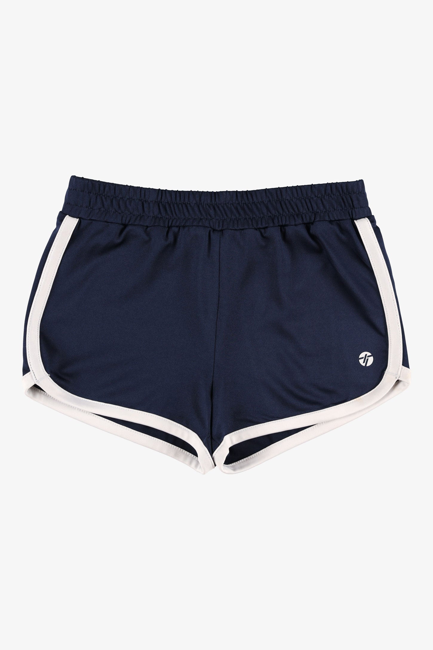 Short taille haute athlétique - Enfant fille && BLEU MARINE
