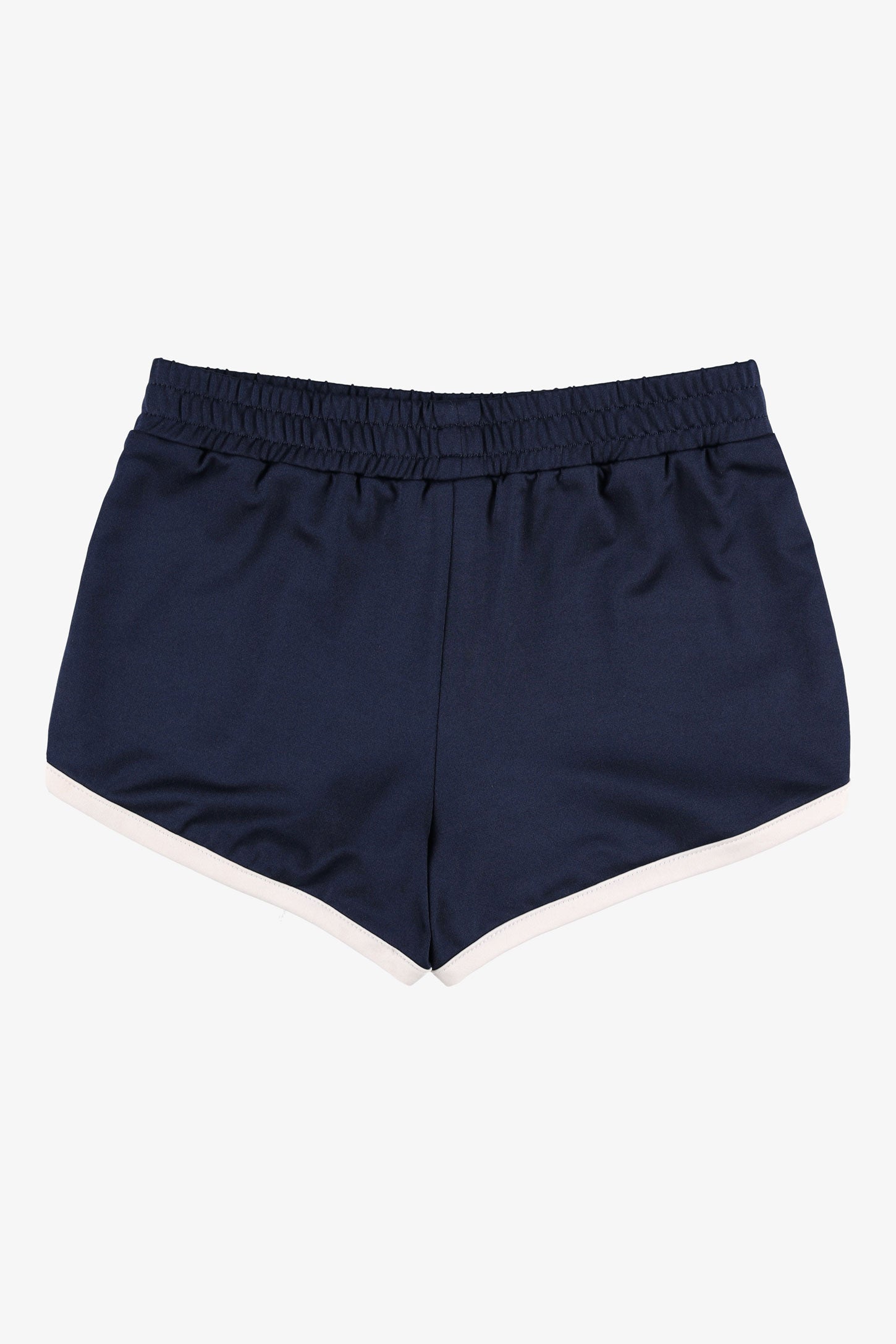 Short taille haute athlétique - Enfant fille && BLEU MARINE
