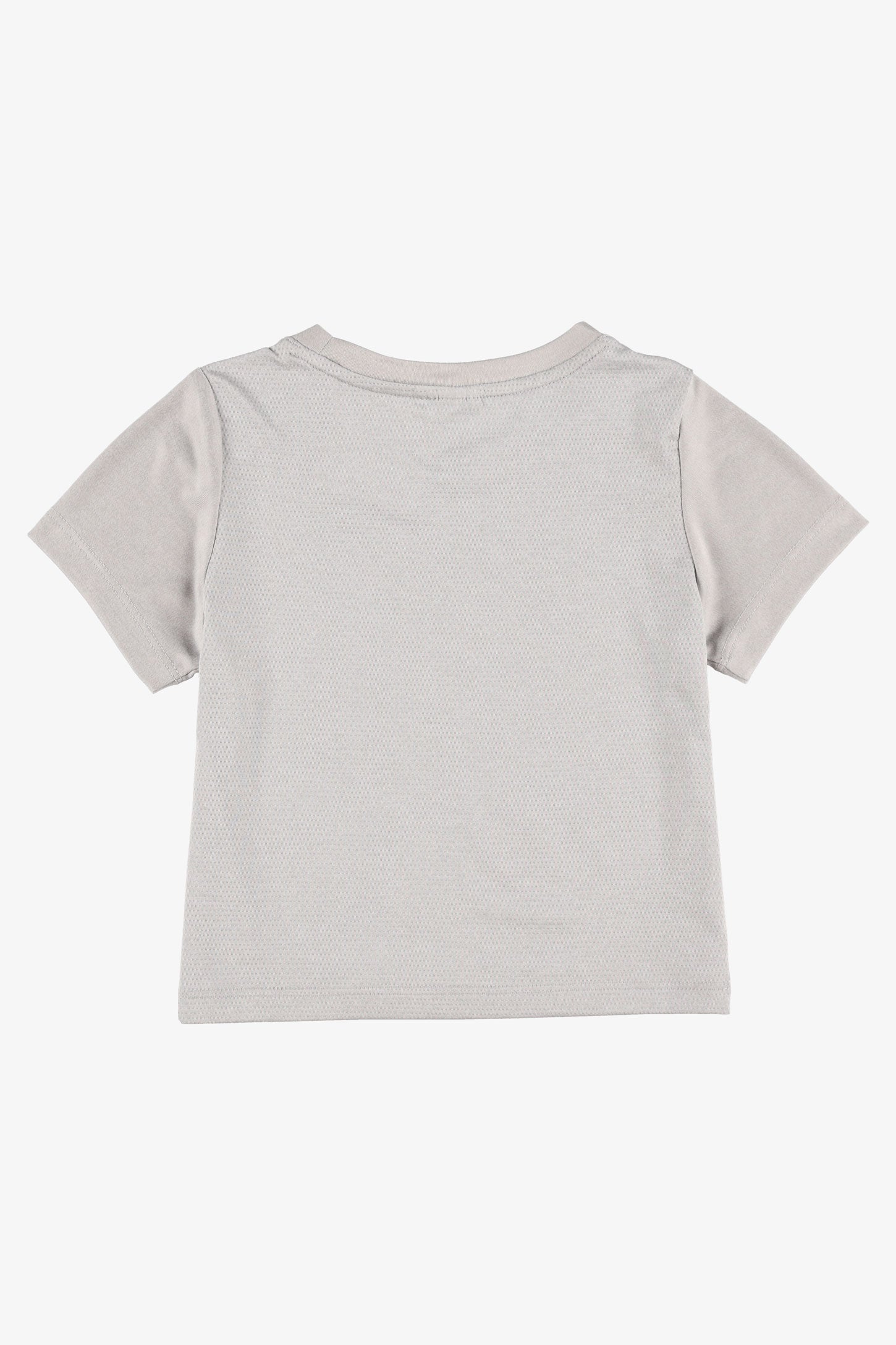 T-shirt col rond athlétique - Enfant fille && GRIS MIXTE
