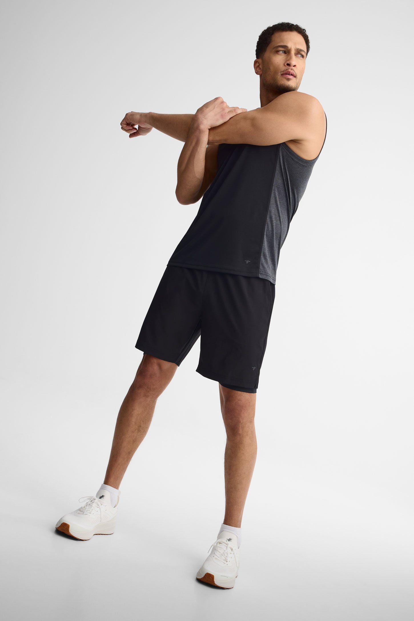 Camisole muscle athlétique - Homme && NOIR