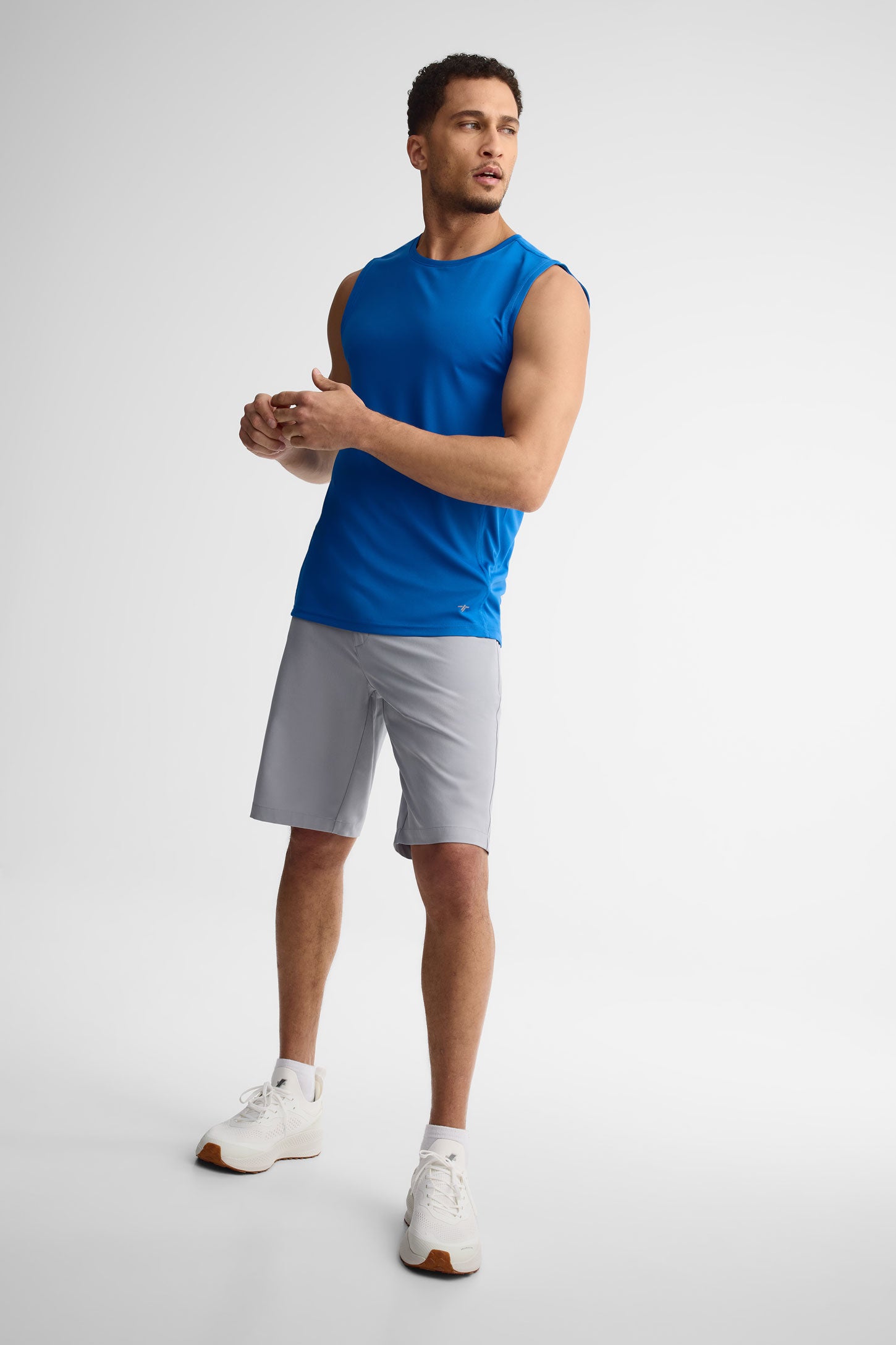 Camisole muscle athlétique - Homme && BLEU