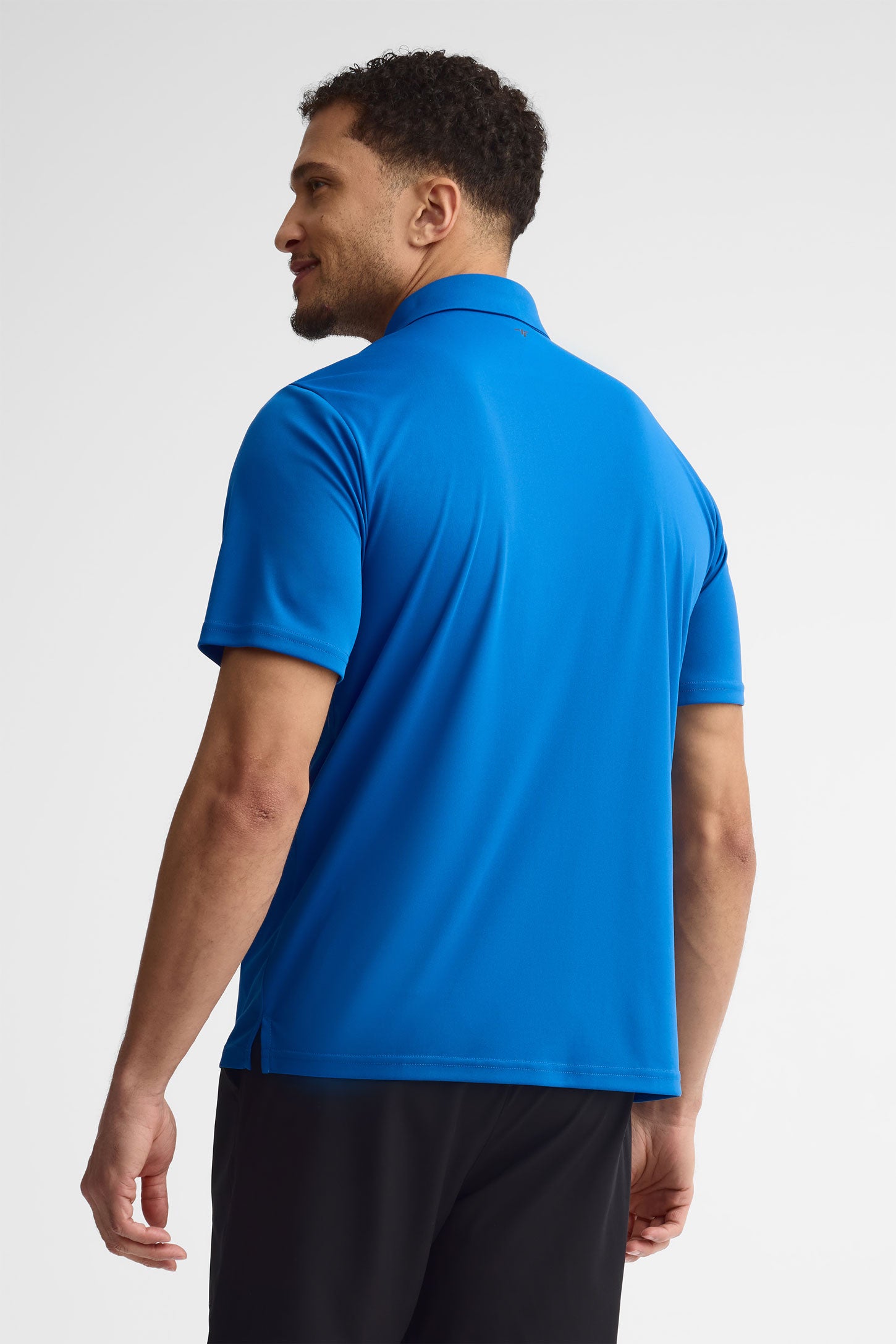 Polo manches courtes athlétique - Homme && BLEU