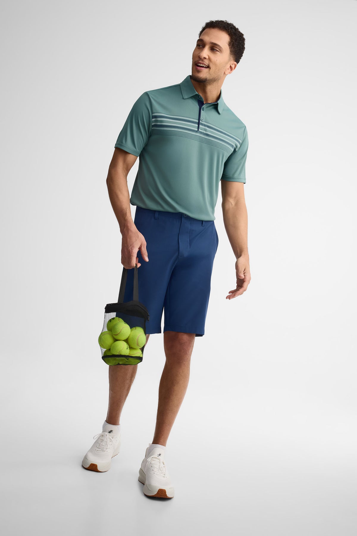Bermudas golf - Homme && BLEU