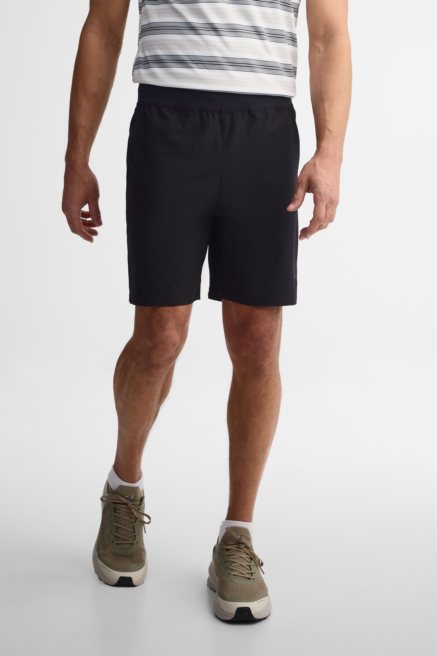 Short extensible 4 sens athlétique - Homme && NOIR