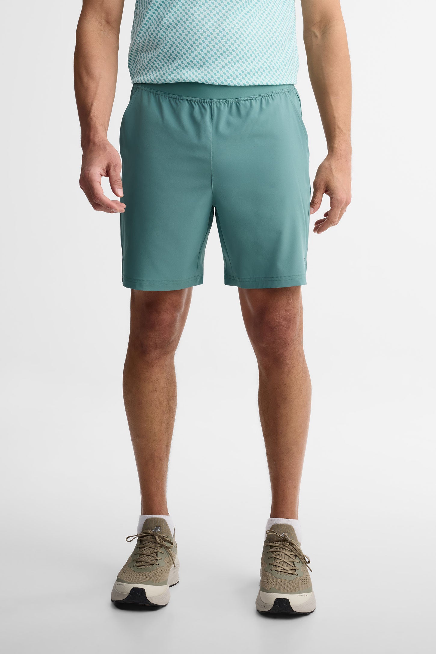 Short extensible 4 sens athlétique - Homme && VERT