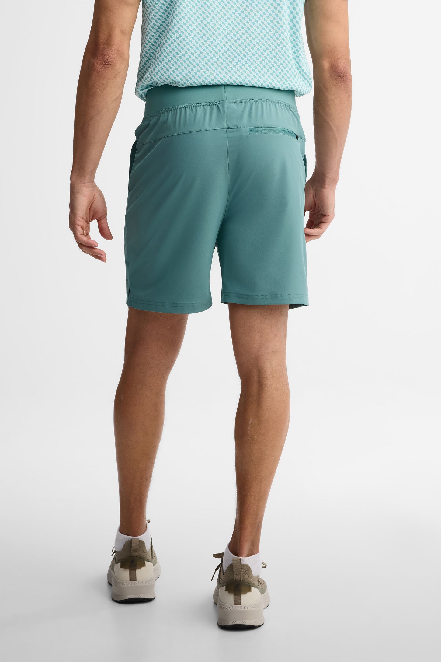 Short extensible 4 sens athlétique - Homme && VERT
