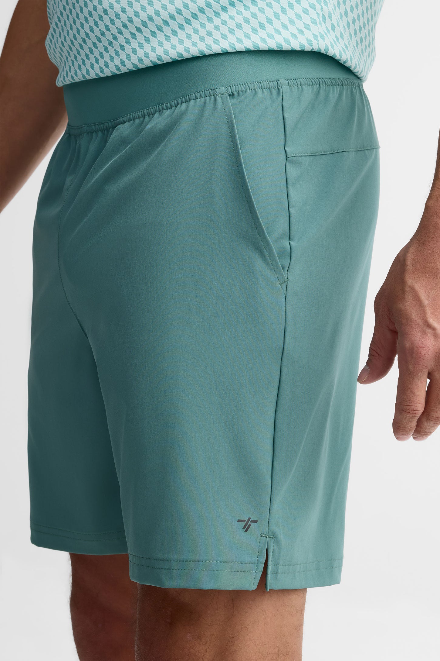 Short extensible 4 sens athlétique - Homme && VERT