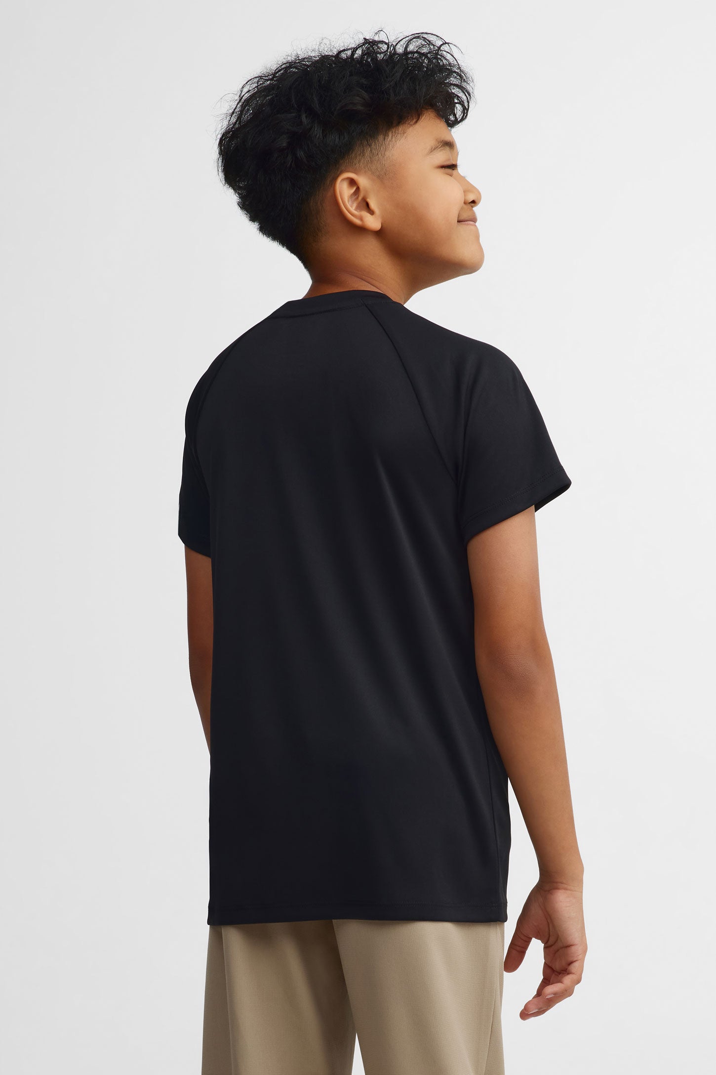 T-shirt athlétique - Ado garçon && NOIR