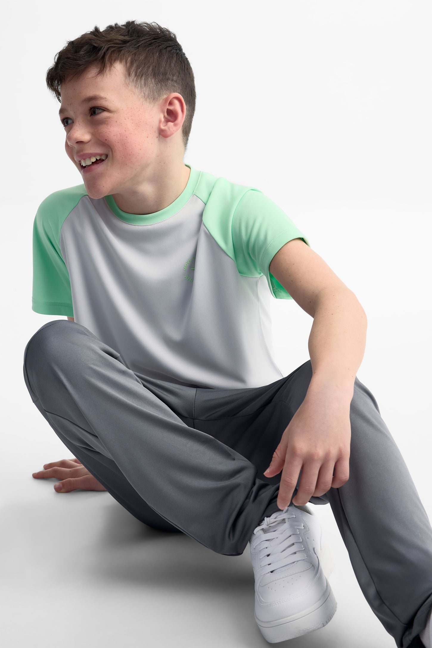 T-shirt athlétique - Ado garçon && GRIS