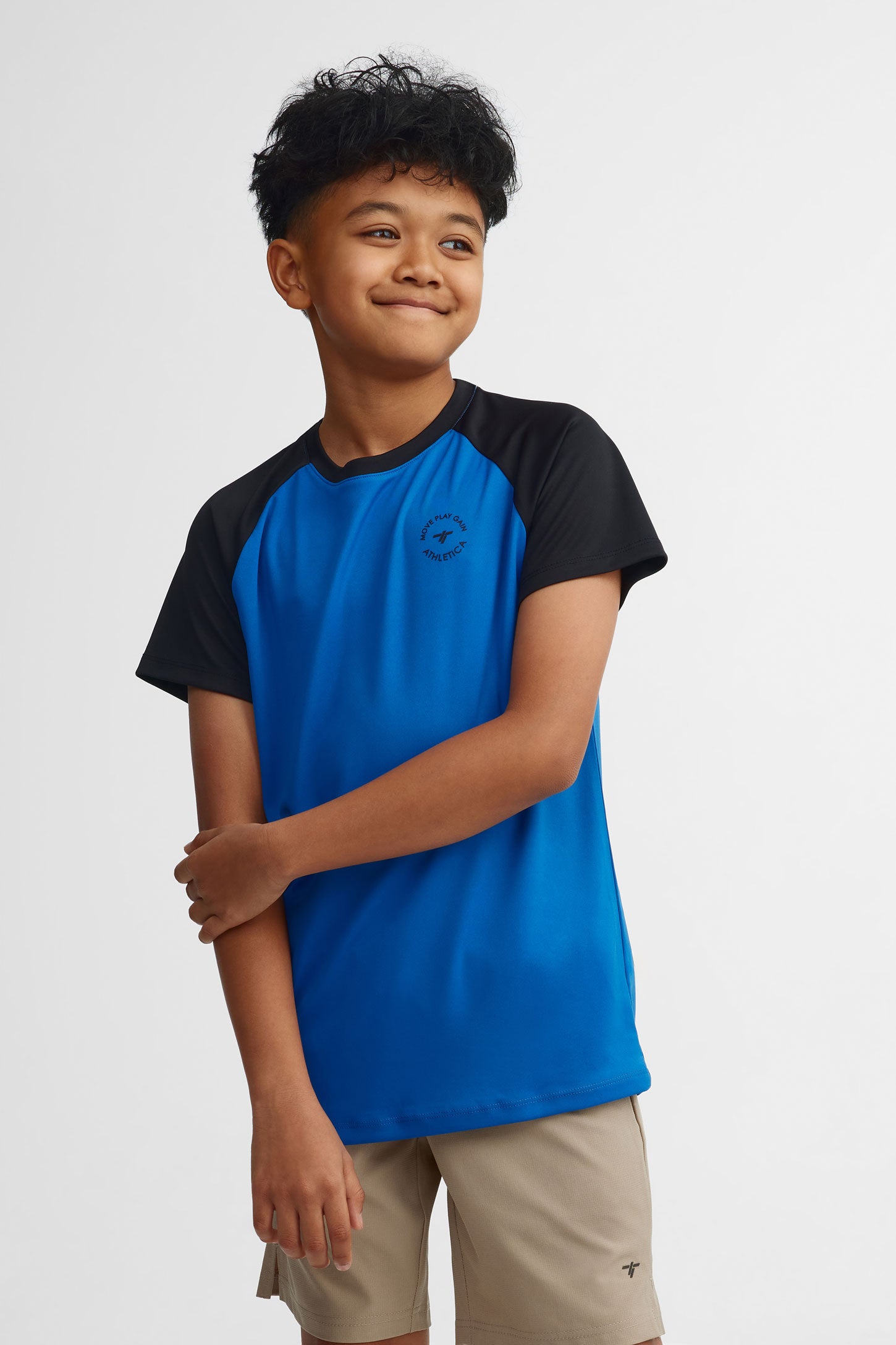 T-shirt athlétique - Ado garçon && BLEU
