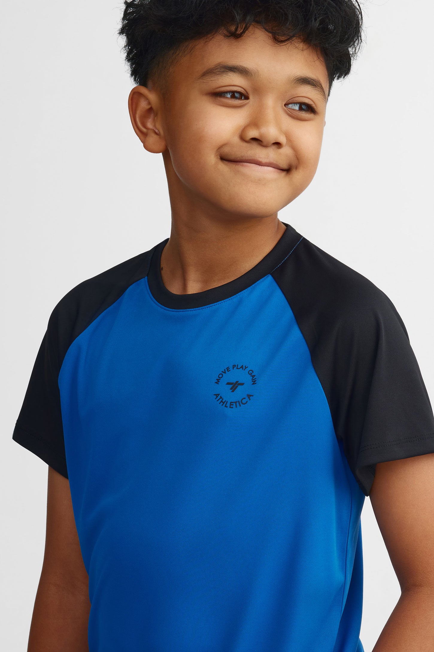 T-shirt athlétique - Ado garçon && BLEU