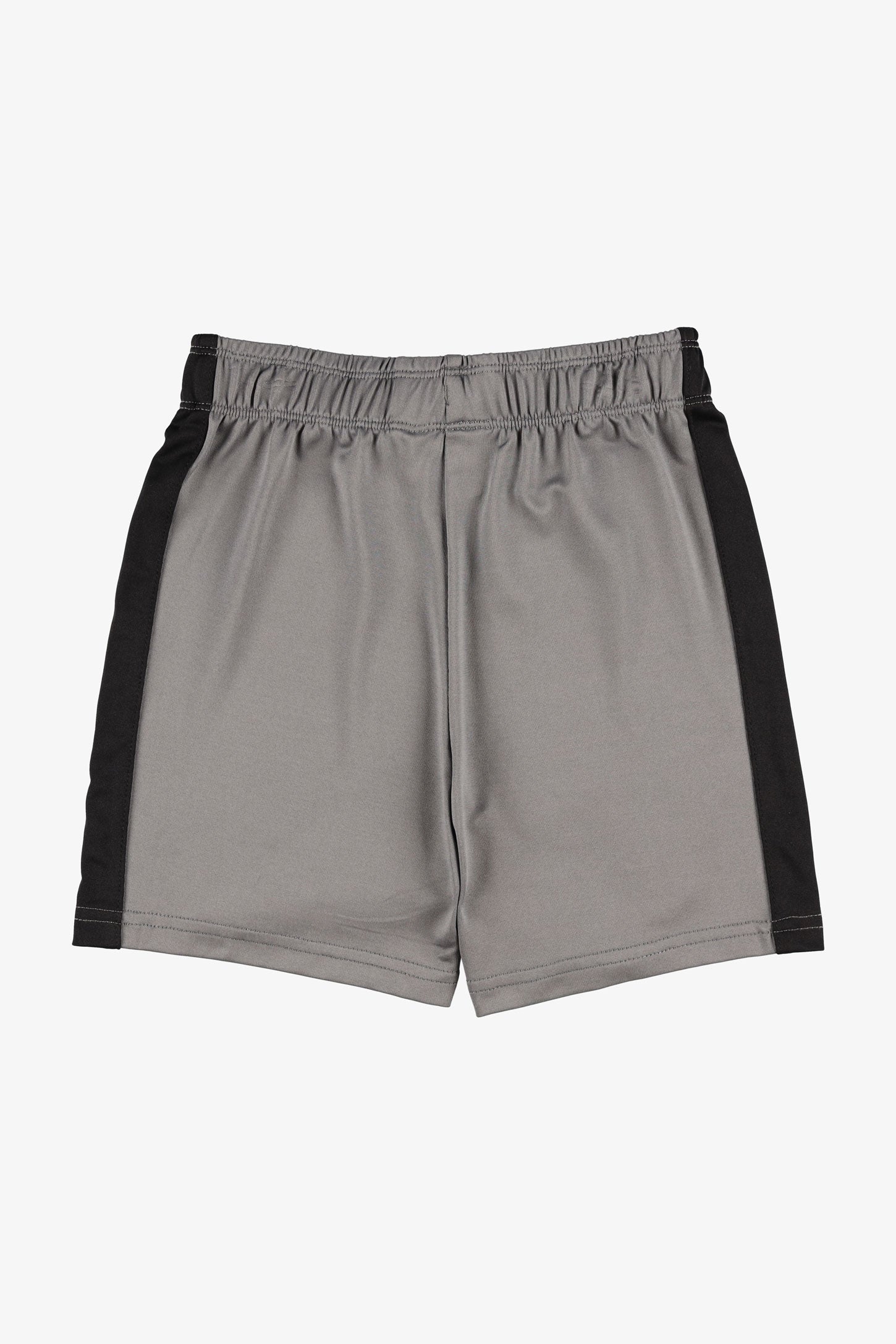 Short taille élastique athlétique - Enfant garçon && GRIS