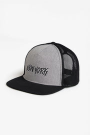 Casquette twill et mesh imprimé - Ado garçon && NOIR