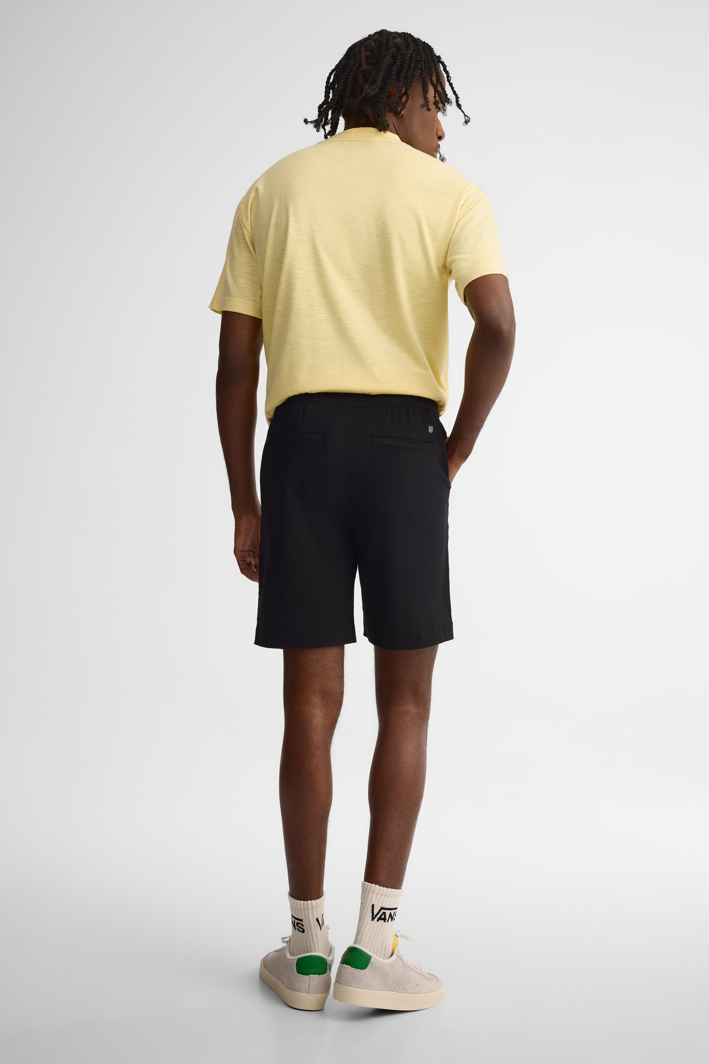 Short taille élastique - Homme && NOIR